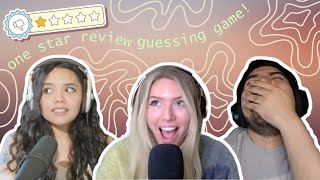 One Star Review Guessing Game | Can you guess books by their worst reviews?