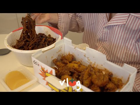 위고비 왜 해요 매일이 위 고비인데 / 60계치킨 쯔란윙봉 + 짜장면 / 제육덮밥, 치즈돈까스, 레몬파운드케이크