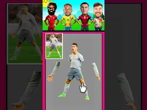 "Can You Match Ronaldo’s Photo? Take the Challenge with Mr beast Neymar & IShowSpeed!"paet2 #shrots