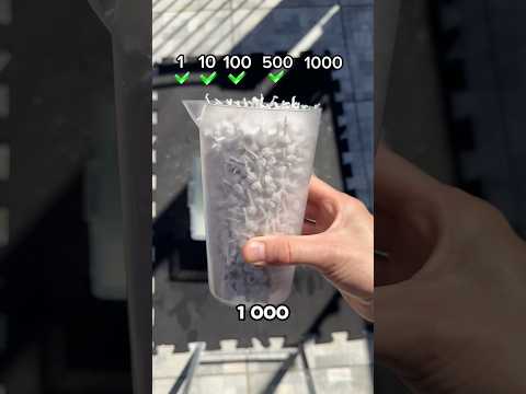 Qué pasa cuando lanzas 1000 cebollitas al agua? 💥💦