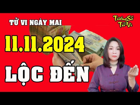 Tử Vi Ngày Mai 11/11/2024 Lộc Gõ Cửa Nhà, Tiền Về Chật Túi | Tướng Số Tử Vi