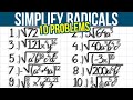Simplifying Square Roots and Powers