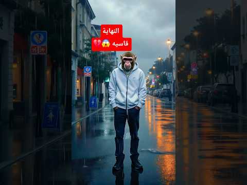 القطه مياو خانت جوزها الضعيف🥹💔.. بس النهاية كانت قاسية ومؤلمة ! 🌧️😢.#ai #cat #shorts #cartoon #مياو