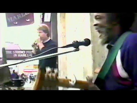 Satan & Adam  on 125th St. in Harlem (1989) - C. C. Rider