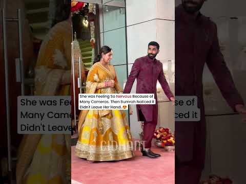 ?Jasprit Sanjana #jaspritbumrah #ambaniwedding #ambaniprewedding