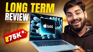 MacBook Air M4 Long Term Review in Hindi 🔥 Best For Coding & Video Editing? ✅ Great Indian Festival