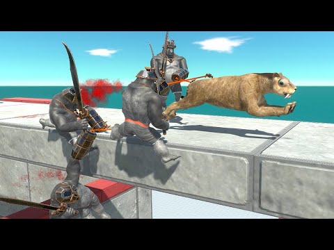 Dinosaurs & Prehistoric Mammals ESCAPE from Primates & Insects - Animal Revolt Battle Simulator