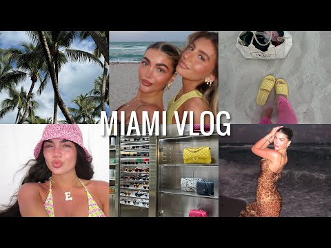 MIAMI VLOG: beach, grwm, dinners, shopping + haul!