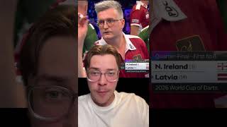 OH MY WORD JOSH ROCK! 🤯🎯! #darts #pdc #worldcupofdarts #lukelittler #dartswm