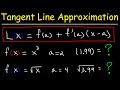 Linearization and Derivatives Concepts