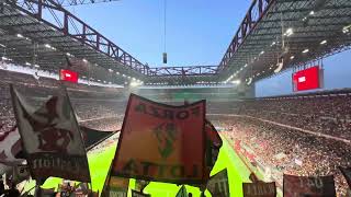 Milan 2 - 2 Torino | Curva Sud Milano - Coro Che confusione