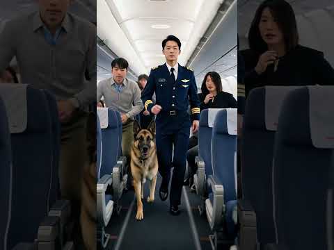 Heroic Dog Saves Passengers on a Plane! #dog #animals #rescue