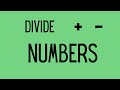 Dividing Positive and Negative Numbers