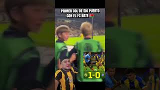 primer gol del Hondureño gio puerto en el Fc bate de la liga de Bielorusia 🇭🇳
