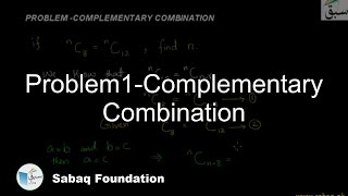 Problem1-Complementary Combination