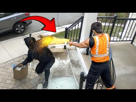 These Porch Pirates Messed With The Wrong Homeowners