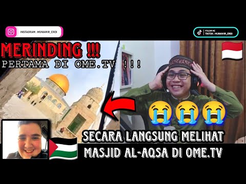 MOMEN MENGHARUKAN 😭 - MASJID AL-AQSA TERLIHAT JUGA DARI OME.TV OLEH ANAK PALESTINA
