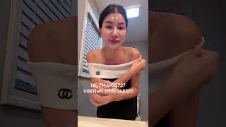 Trang Khàn xinh đep vai gầy dưỡng trắng da 