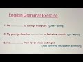 Verb Tenses and Forms Practice