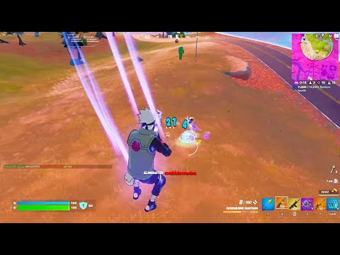 فورت نايت : كاكاشي شارينغان 🔥!!