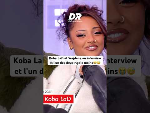 Koba LaD et Wejdene en interview et l’un des deux rigole moins😭😅