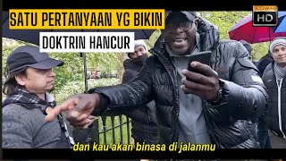 PENGINJIL NGAMUK DITANYAKAN INI OLEH MUSLIM || Mansur Vs Excited Christian Speakers Corner Hyde Park