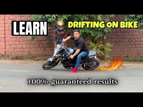 Learn how to DRIFT on bike with Faraz stunt rider