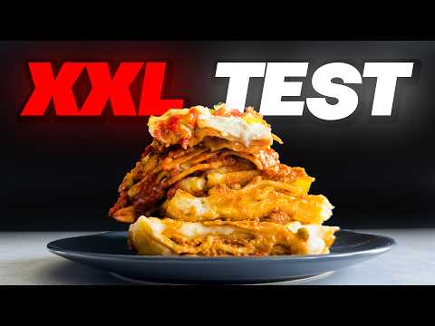 XXL Tiefkühl-Lasagne Test - Wie kann man die Essen?!? 🤢