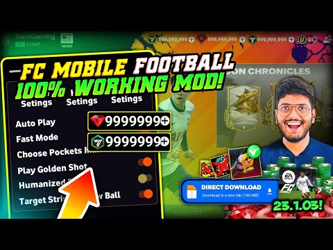 FC Mobile Football MOD MENU APK 23.1.03 - Unlimited Money & Free Shopping | FC Mobile Mod Apk 2025