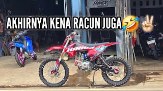 AKHIRNYA KENA RACUN JUGA NIH MOTOR JUNIOR72!! RACUN MODIF MONSTER!!