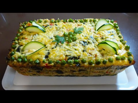 PASTEL DE VERDURAS DELICIOSO Y FÁCIL