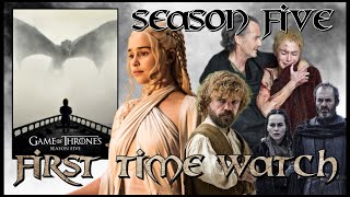 Game of Thrones | Season 5 | First Time Watch | Emilia Clarke