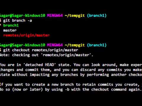 git create branch on remote