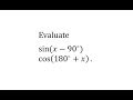 Trigonometric Functions and Identities