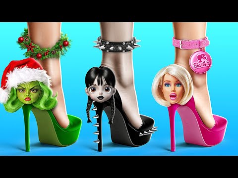 GRINCH vs MIERCURI vs BARBIE! De la Tocilară la Frumusețe Populară cu Schimbare de Look