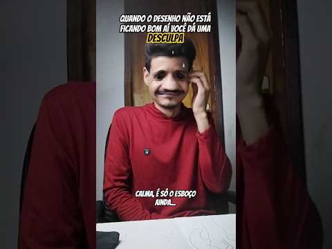 REALIDADE de TODO desenhista 🤣✍🏽😭#shorts #desenhista #desenhando #artista #shortfeed #art