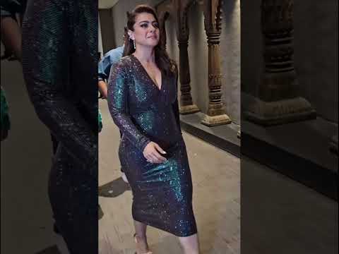 Kajol wears a wide strap belt to hide her obesity #shortvideo