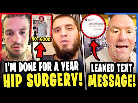 Sean O'Malley REVEALS SAD NEWS on INJURY! Dana White LEAKS Text Message! Islam Makhachev REACTS