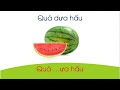 Vietnamese Fruit Vocabulary Test