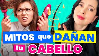 ¡NO CAIGAS EN ESTOS MITOS DEL PELO! 🚫 Dermatóloga te explica como cuidarlo👩🏻‍⚕️ 