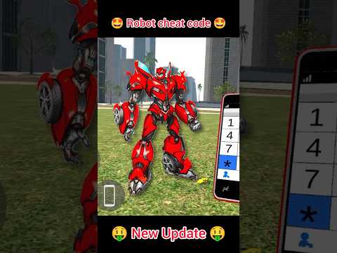 Indian bike driving 3d robot cheat code !