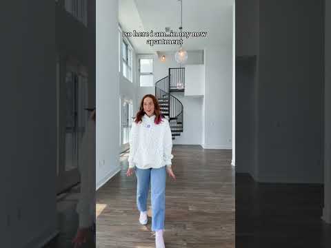 welcome to my first apartment 🩵 i’m so excited