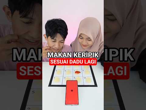 jangan sampai makan keripik jebakan!!! #couple #games #dadu #punishmentchallenge #funny #shorts
