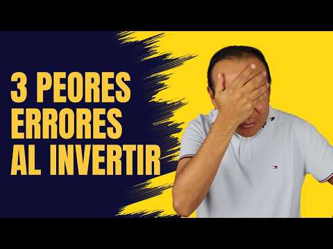 ❌⚠️ Mucho CUIDADO con estos 3 FATALES Errores al invertir ❌⚠️