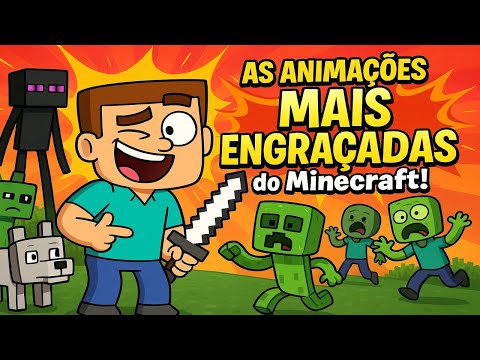 Minecraft Comédia - Compilado das Melhores Animações 1ª Temporada