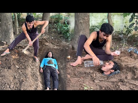 Underground for 24 hour’s 😱 challenge 