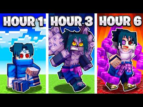 Evolving as SASUKE UCHIHA in Naruto Minecraft