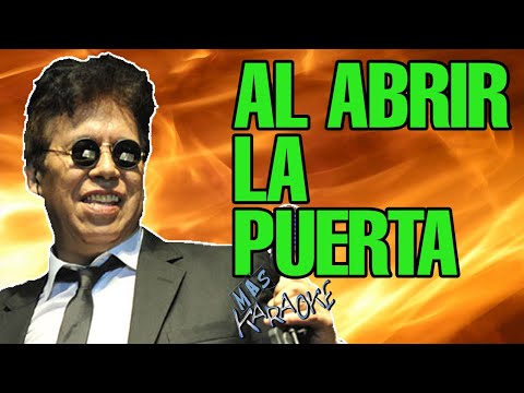 😎 AL ABRIR LA PUERTA / Chebere 🎤MAS KARAOKE #cuarteto