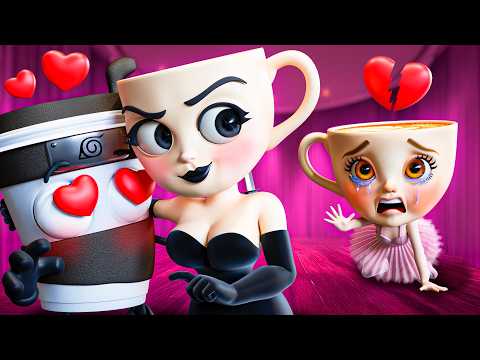 ¡BALLERINA CAPPUCCINA se ENAMORA! Italian Brainrot Animación