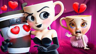 ¡BALLERINA CAPPUCCINA se ENAMORA! Italian Brainrot Animación